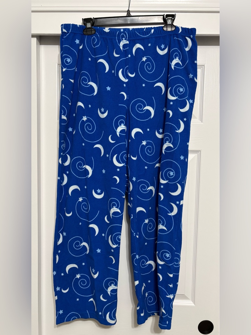 Fleece moon pajama bottoms